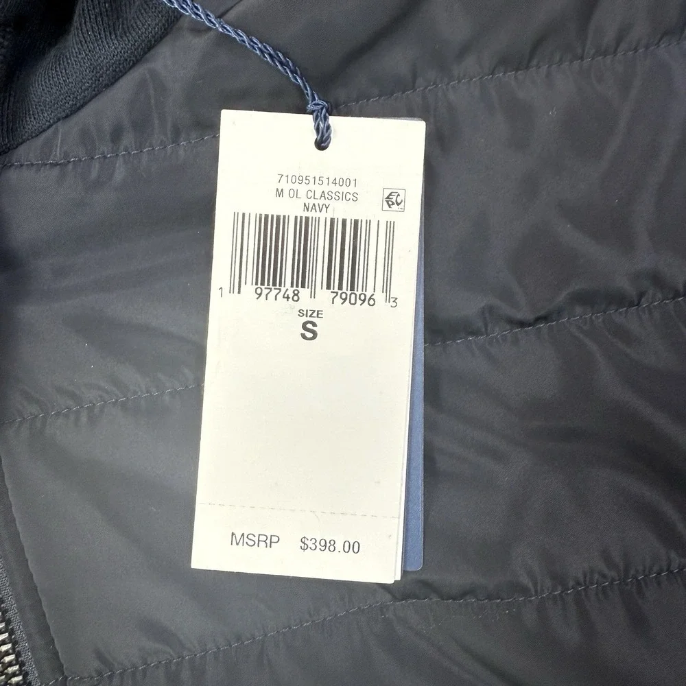 Polo Ralph Lauren Men's Hybrid Hooded Jacket Water Repellent Navy SMALL NEW $398